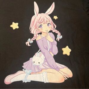 Long sleeve anime girl tshirt